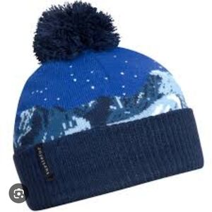 Turtle Fur Kids Pano Hat In Navy
